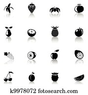 Icon Fruits black Icon Fruits black
