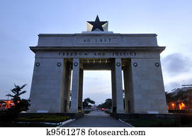 Independence Arch East Facing Side, Accra, Ghana