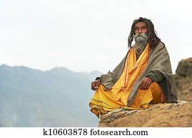 Indian monk sadhu Indian monk sadhu