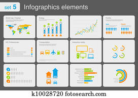 Infographics elements