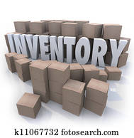 Inventory Word Stockpile Cardboard Boxes Oversupply Surplus