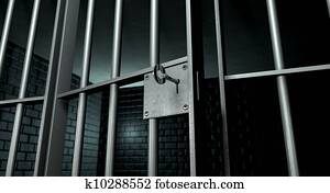 Jail Cell With Open Door Jail Cell With Open Door
