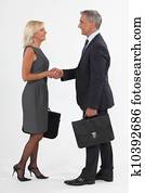 jeden, povolání, handshake