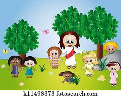 jesus with children jesus with children