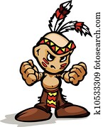 karikatur, vektor, abbildung, von, a, z?h, kind, indische, mutiges, mit, h?nde, in, f?uste karikatur, vektor, abbildung, von, a, z?h, kind, indische, mutiges, mit, h?nde, in, f?uste
