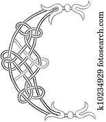 keltisches, buchstabe c keltisches, buchstabe c