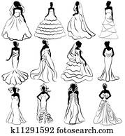 kit silhouette of the brides in wedding charge kit silhouette of the brides in wedding charge