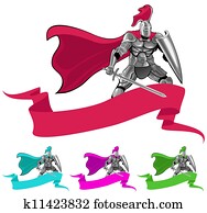 knight and banner knight and banner