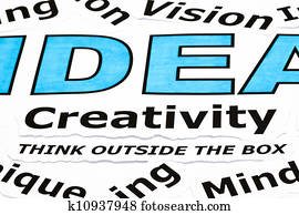 Denken außerhalb kastens, begriff Stock Fotograf | k12103686 | Fotosearch