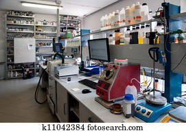 laboratório, para, químico, análise