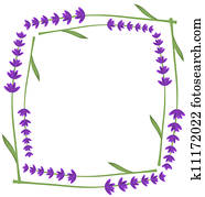 Lavender frame Lavender frame