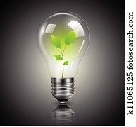 Light bulb green Light bulb green