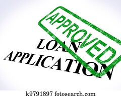Loan Application Approved Shows Credit Agreement Loan Application Approved Shows Credit Agreement