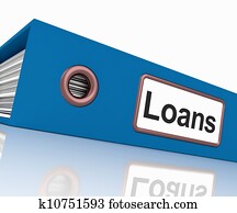 Loans File Contains Borrowing Or Lending Paperwork