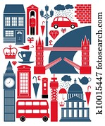 londres, símbolos, colección