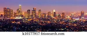 Los Angeles at night Los Angeles at night