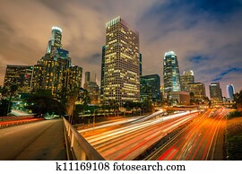 Los Angeles at night Los Angeles at night