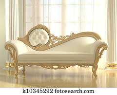 Luxurious sofa in modern interior apartment Luxurious sofa in modern interior apartment