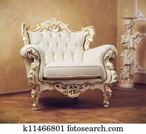 Luxury Interior . Carved Furniture