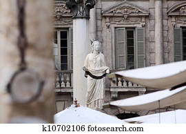 Madonna Verona and old former pilloried