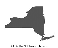 Map of New York - USA Map of New York - USA