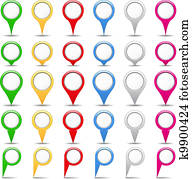 Map pins Map pins