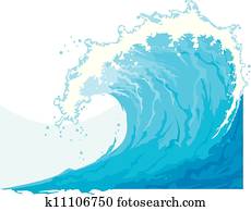 mar, onda, (ocean, wave)