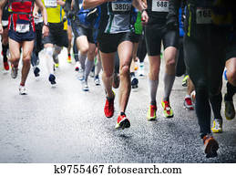 Marathon runners Marathon runners