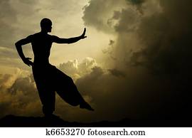 Martial Arts Meditation Background Martial Arts Meditation Background