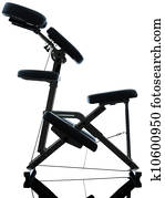massage therapy with chair