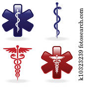 Medical symbols set Medical symbols set