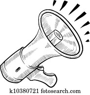 Megaphone sketch Megaphone sketch
