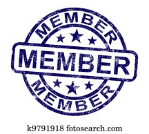Member Stamp Shows Membership Registration And Subscribing Member Stamp Shows Membership Registration And Subscribing