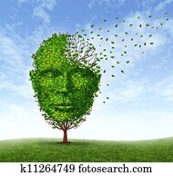 menneske, dementia, problemer