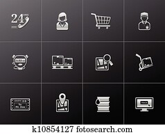 Metalic Icons - Logistic
