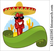 Mexican hot chili Mexican hot chili