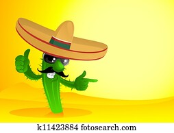 mexicano, cacto