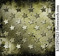 Military Grunge With Stars Military Grunge With Stars