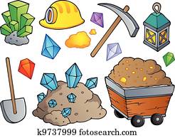 mineração, tema, cobrança, 1