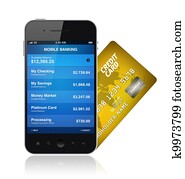 Mobile Banking Concept Mobile Banking Concept