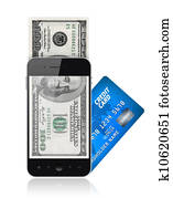 Mobile payment concept Mobile payment concept