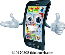 mobilfunk, mann, zeichen mobilfunk, mann, zeichen