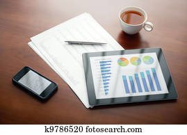 Modern business workplace Modern business workplace