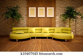 Modern minimal living room Modern minimal living room