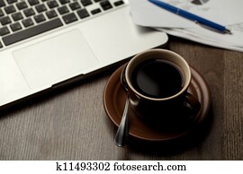 modern office desktop