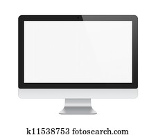 modernes, computermonitor