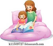 mom and kid mom and kid