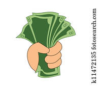 Money in hand