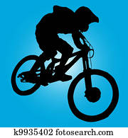 Mountain biker Mountain biker