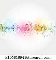 Music notes background Music notes background